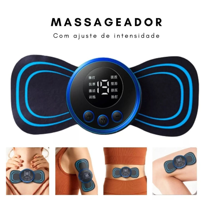 Massageador Elétrico Cervical Eletroterapia Ems Pescoço Pern