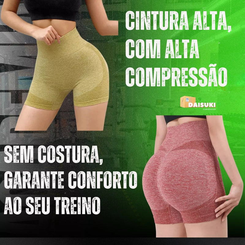 Short Feminino Empina Bumbum CINZA